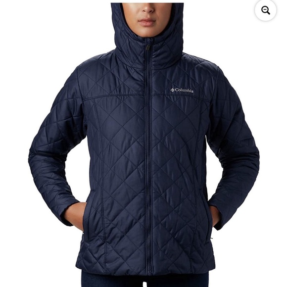 Columbia Womens Copper Crest Hooded Jacket Dark Nocturnal - Picture 4 of 8